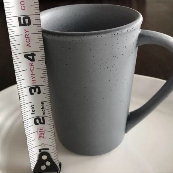 Steelite Anfora 100 year 2021 Elegant Gray Stoneware Mug Set 6pcs Cups New - Picture 4 of 6